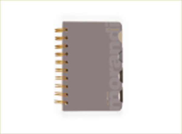 Записная книжка 'daily journal' a5, 200 л. на спирали, с разделителями 'morandi'