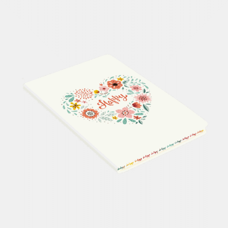 Книги для записей А6+ 80л BE HAPPY! Дизайн 2