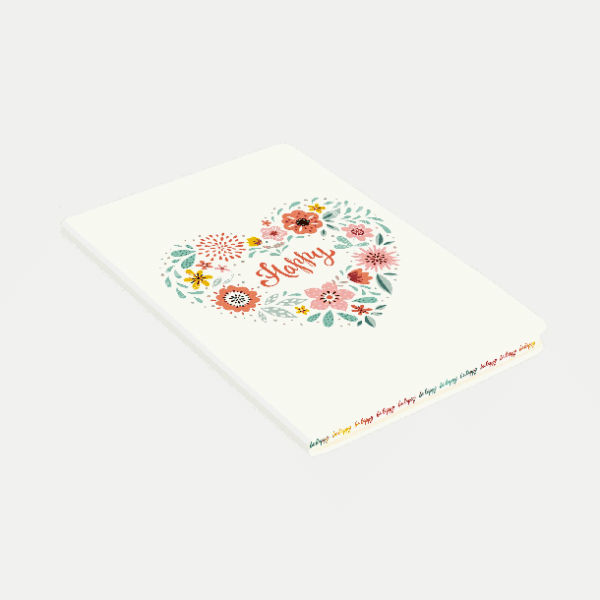 Книги для записей А6+ 80л BE HAPPY! Дизайн 2