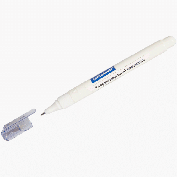 Корректирующий карандаш OfficeSpace, 04мл, металлический наконечник ручка