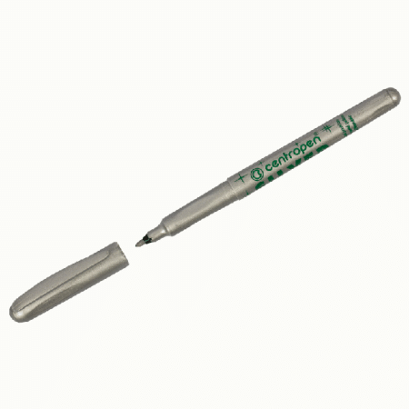 Маркер для декорирования Centropen '2670' серебро, пулевидный, 1,0мм