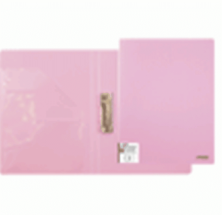 Папка с боковым прижимом 'deVENTE. Pastel' A4 (235x310x20 мм) 650 мкм, фактура 'песок' на 150 листов бумаги, внутренний карман 160 мкм, индивидуальная маркировка, непрозрачная розо